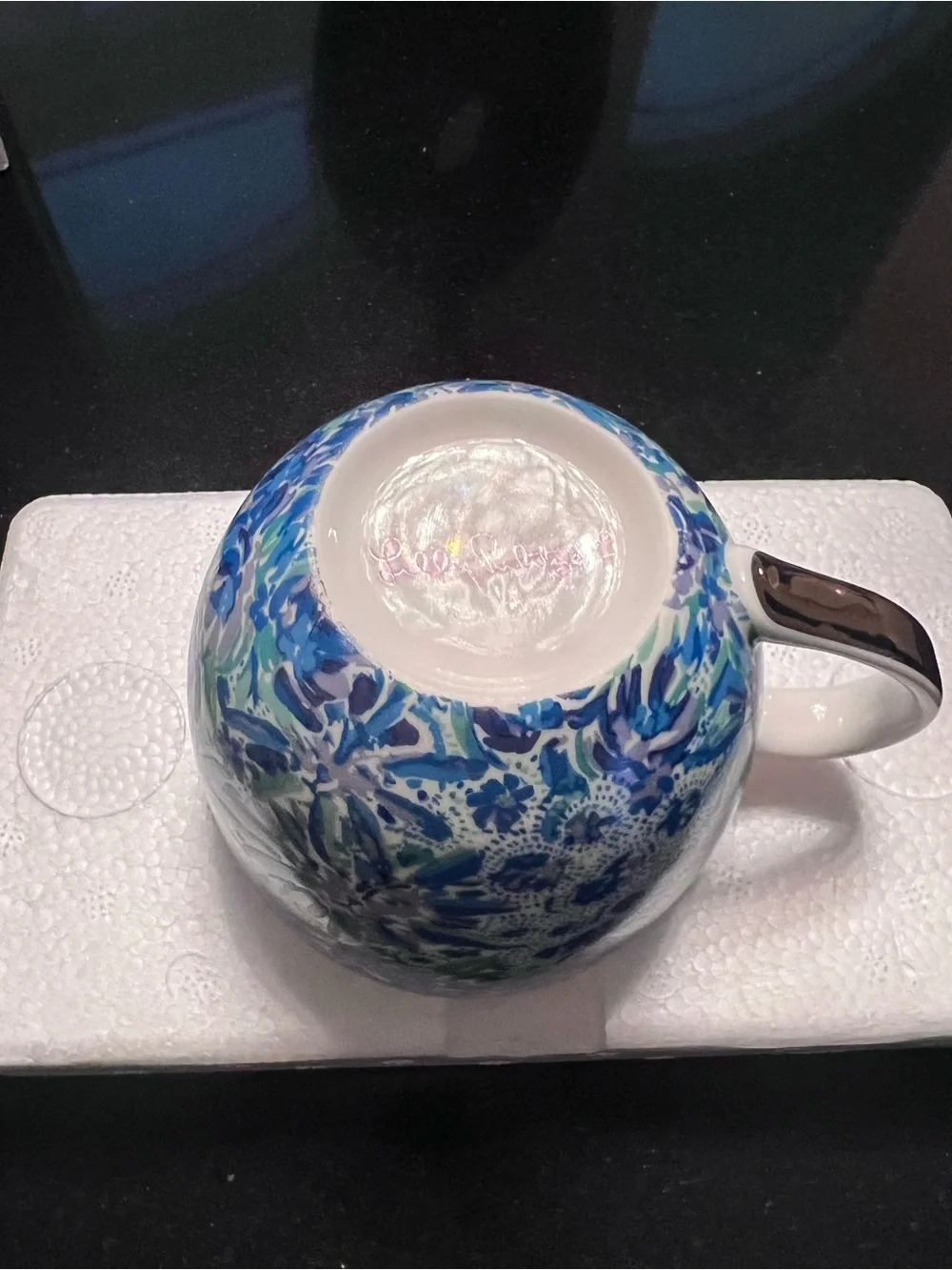 Lilly Pulitzer Ceramic Mugs Set of 2 High Manetenance New